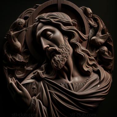 3D model st jesus christ (STL)